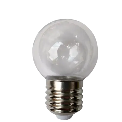 Lemputė LED E27 1W, skaidri, šiltai balta, POLAMP