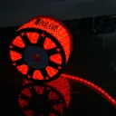 PROfesionali LED žarna-kabelis ROPELIGHT NK1 POLAMP, 13 mm, 36 LED/m, hor., 230V, raudona, IP67, 1m