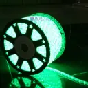 PROfesionali LED žarna-kabelis ROPELIGHT NK1 POLAMP, 13 mm, 36 LED/m, hor., 230V, žalia, IP67, 1m