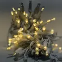 PROfesionali FLASH lempučių girlianda POLAMP, 10m (5+5), 80+20 LED, šiltai balta, baltu laidu, IP67