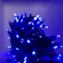 PROfesionali FLASH lempučių girlianda POLAMP, 10m (5+5), 80+20 LED, mėlyna, mėlynu laidu, IP67