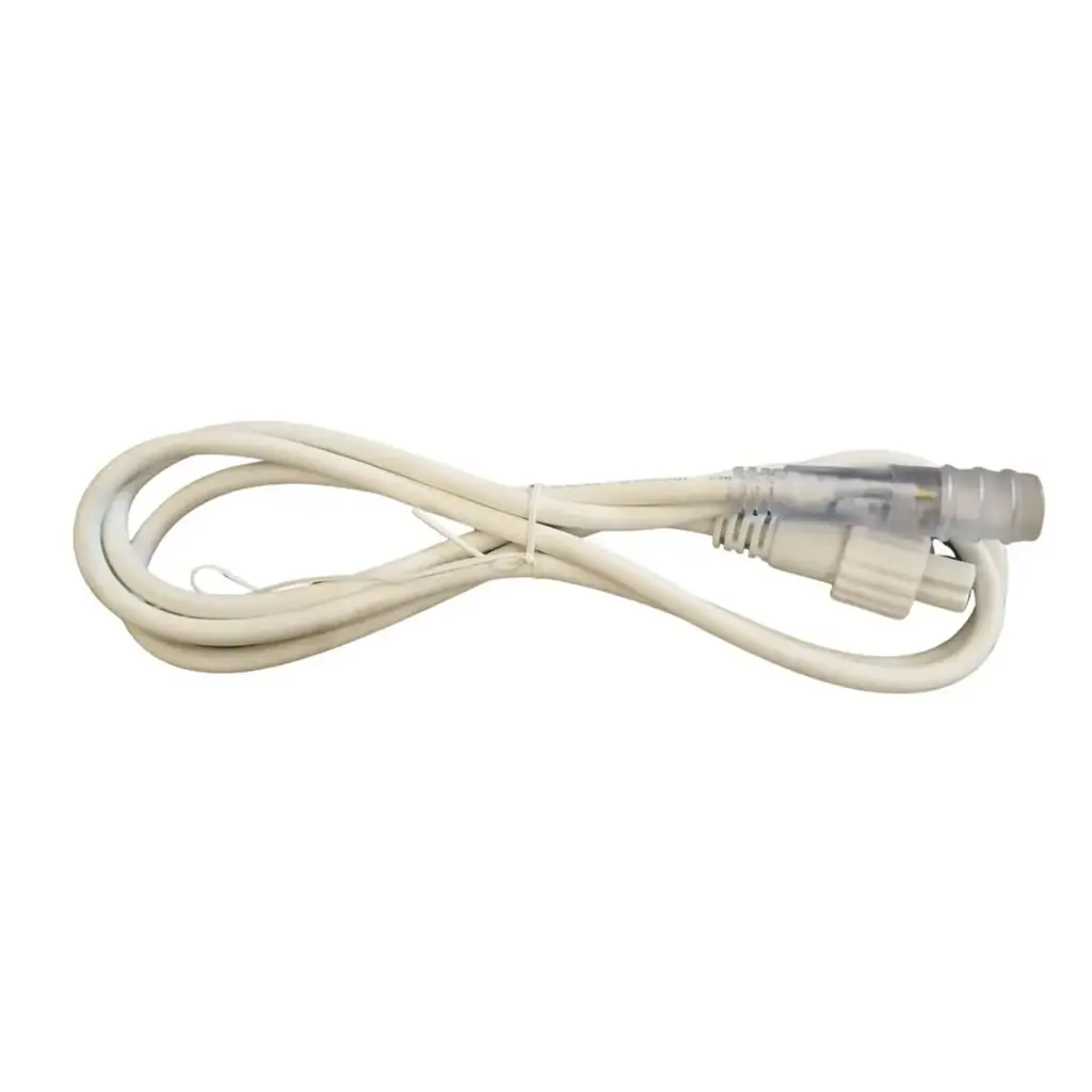 Jungiamasis kabelis girliandai - švieč. kab., 1xF 1xSPIN, 5m, baltas, POLAMP