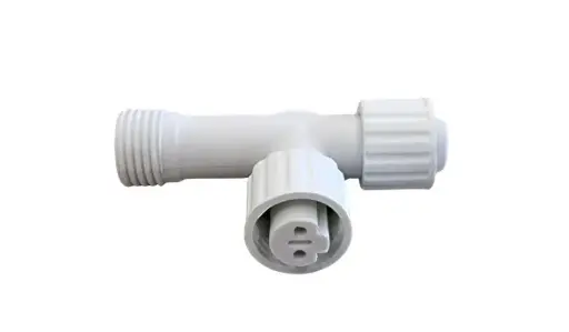 [POL-ROZ2T-W] Šakotuvas 2xF 1xM, baltas, POLAMP