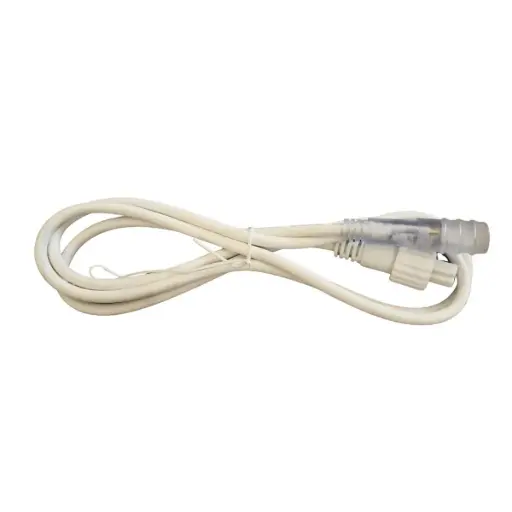 [POL-KSRL-10-W] Jungiamasis kabelis girliandai - švieč. kab., 1xF 1xSPIN, 10m, baltas, POLAMP